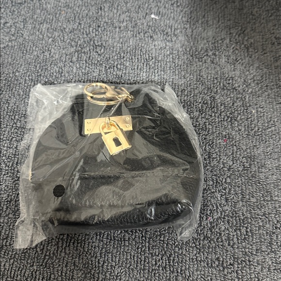Black Mini Bag Charm with Gold Accents NWT 
Perfect size to use for bags - Picture 3 of 3